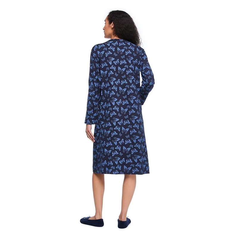 Robe de chambre zippée sur la longueur Iyla pour femmes
