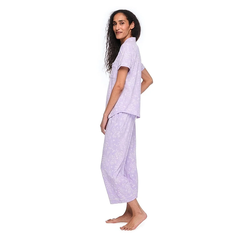 Pyjama 2 pièces avec capri Iyla pour femmes