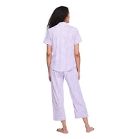 Iyla Women's Two Piece Capri Pajama Set