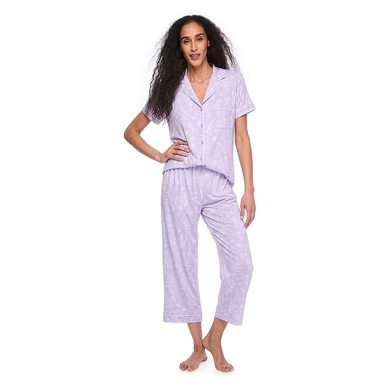 Pyjama 2 pièces avec capri Iyla pour femmes