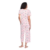 Iyla Women's Two Piece Capri Pajama Set