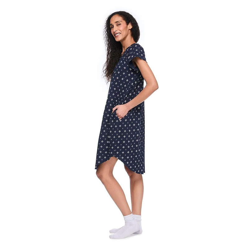 Chemise de nuit imprimée Iyla pour femmes