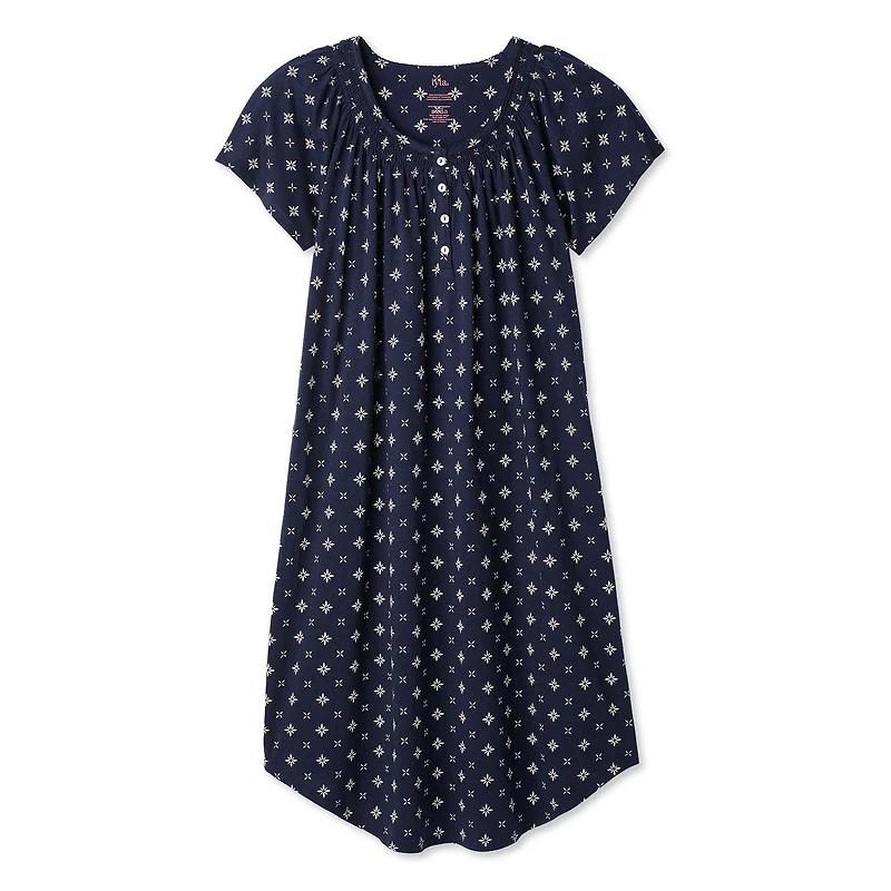 Chemise de nuit imprimée Iyla pour femmes
