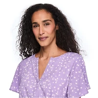 Robe à smocks mi-longue Iyla pour femmes
