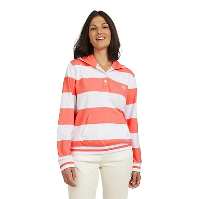 CHAPS HOODED TOP, TOP