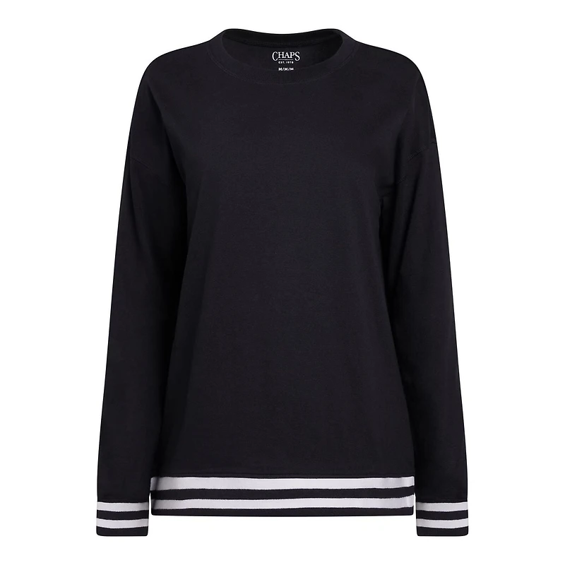 CHAPS PULLOVER TOP