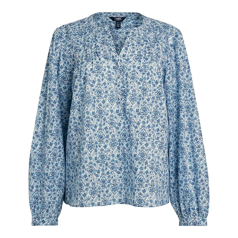 CHAPS L/S BLOUSE