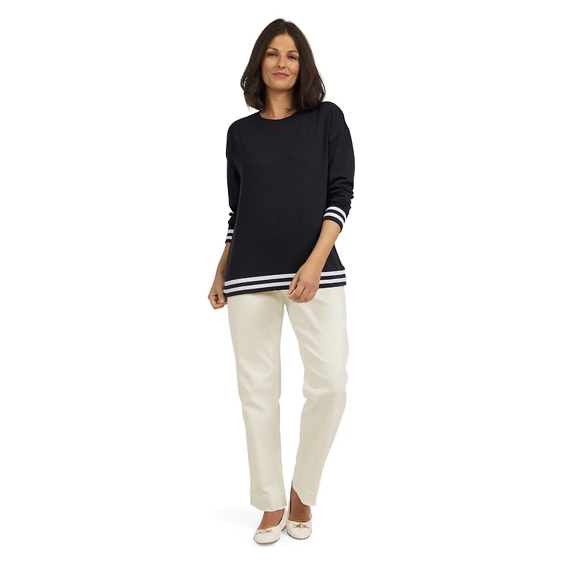 CHAPS PULLOVER TOP