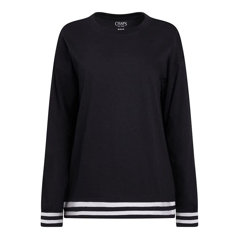 CHAPS PULLOVER TOP