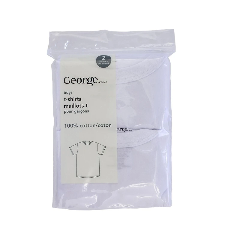 George Kids Crew Neckline Tee 2-Pack, Sizes 4-14