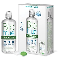 Biotrue Advanced Multi-Purpose Solution Twin Pack, Biotrue® Advanced Multi-Purpose Solution helps make wearing contact lenses easier on your eyes and has all the benefits of original Biotrue Multi-Purpose Solution plus advanced hydration and disinfection.