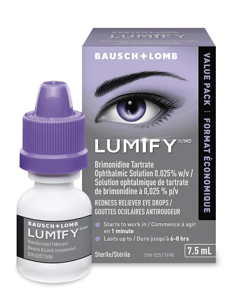 LUMIFY Redness Reliever Eye Drops Value Pack, 7.5 mL Value Pack