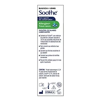 Soothe Sans agents de conservation Allegies + Yeux Secs