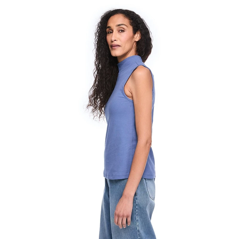Iyla Women's Mock-Neck Rib Top