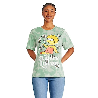 T-shirt Earth Tree Les Simpsons pour femmes