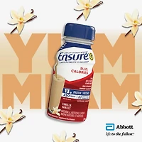 Ensure Plus Calories, Nutritional Supplement Shake Value, Vanilla, 16 x 235-ml Bottles
