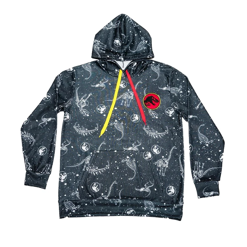 Jurassic World Sweat à capuche à manches longues Dino Bones pour homme