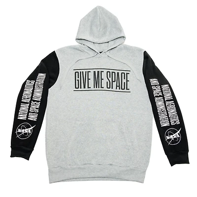 Sweat à capuche à manches longues NASA Needs Space pour homme