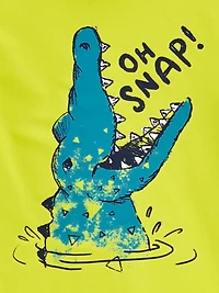 Child of Mine made by Carter's Infant Boys Swimwear Rashguard Set- Gator