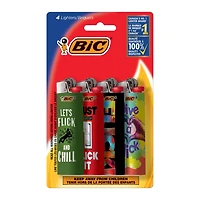 Flick Your BIC® Pocket Lighter, 4 pack, 4 pack