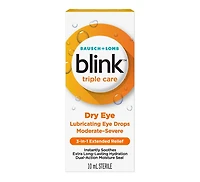 Blink Triple Care Lubricating Eye Drops, 10mL