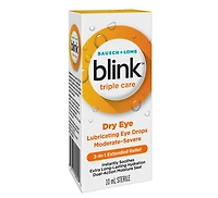 Blink Triple Care Lubricating Eye Drops, 10mL
