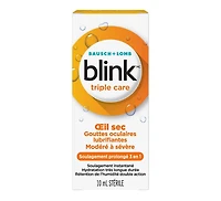 Blink Triple Care Lubricating Eye Drops, 10mL