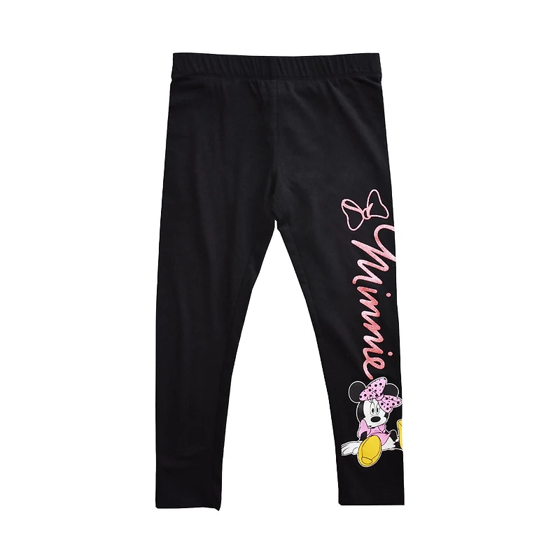 Girls Disney Shocked Out Minnie Leggings