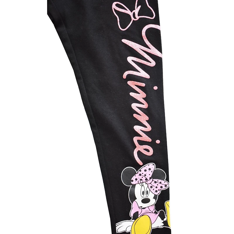 Girls Disney Shocked Out Minnie Leggings