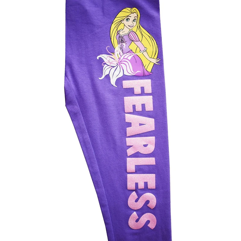 Leggings sans peur Raiponce La Reine des Neiges Disney pour filles