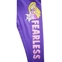 Leggings sans peur Raiponce La Reine des Neiges Disney pour filles