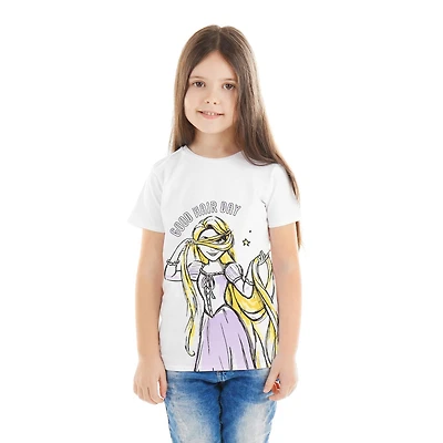 T-shirt Disney Frozen Good Hair Day Raps pour filles