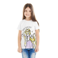 T-shirt Disney Frozen Good Hair Day Raps pour filles