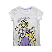 T-shirt Disney Frozen Good Hair Day Raps pour filles