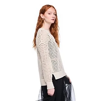Wild Skye Women's Hollow Out Oversized Sweater