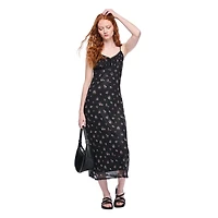 Wild Skye Women's Ruched Slip Dress