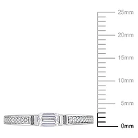Bague d’Anniversaire de Mariage Miabella avec 3/8 Carat PBT de Moissanite en Argent Sterling