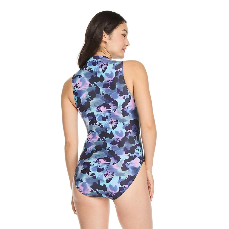 Reebok Women's Printed One Piece Swimsuit