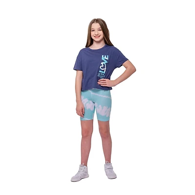 Short de cycliste Justice Candy pour filles