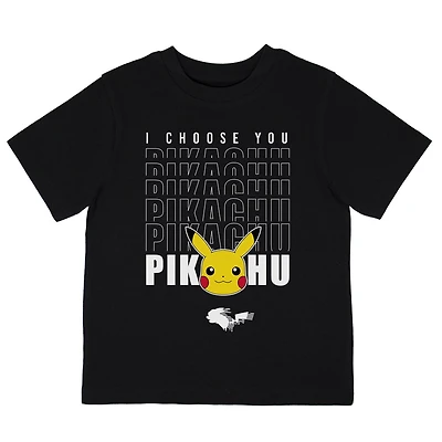 Pokemon Boy's Short Sleeve crew neck T-Shirt