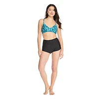 Reebok Women's Plunge-Neck Bikini Top