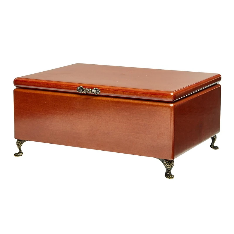 Mele and Co Boîte à bijoux en bois finition noyer Kinsley