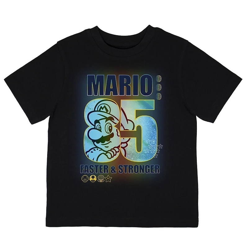 Nintendo T-shirt col rond à manches courtes pour garçon