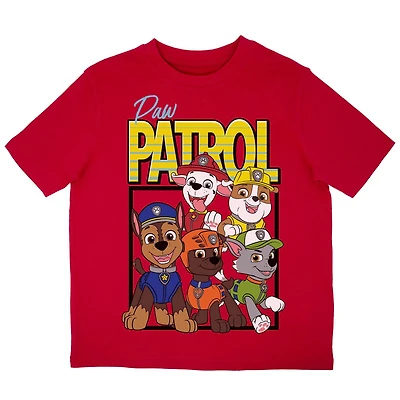 La Pat'Patrouille T-shirt col rond à manches courtes pour garçon