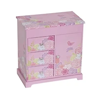 Mele and Co Pearl  Pink Musical Ballerina Jewellery Box