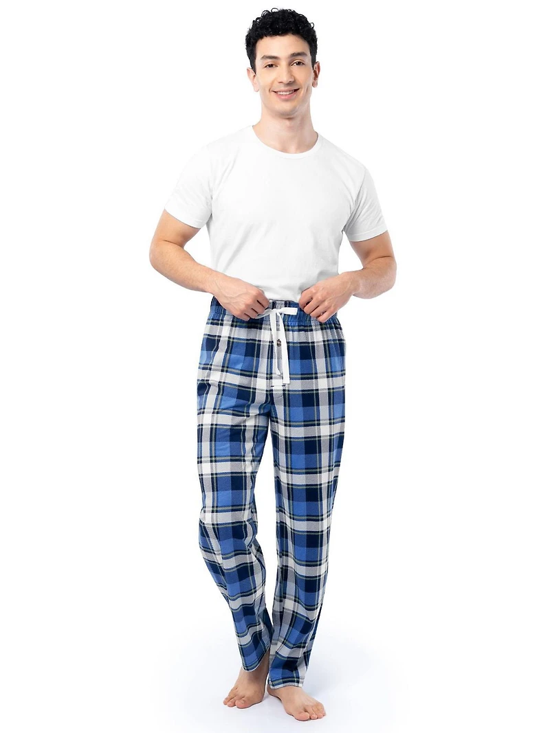 Fruit of the Loom Men's Jersey Cotton Sleep Pants, dark blue