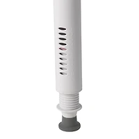 Drive Medical White Premium Series Shower Chair with Back and Arms