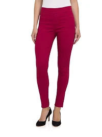 Jordache Women's Double Waistband Pull on Legging