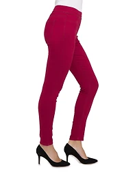 Jordache Women's Double Waistband Pull on Legging
