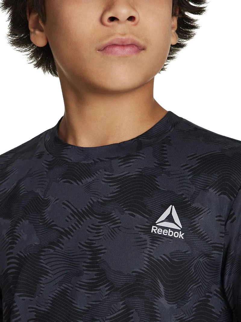 T-shirt à manches courtes Reebok Delta Core pour garçon